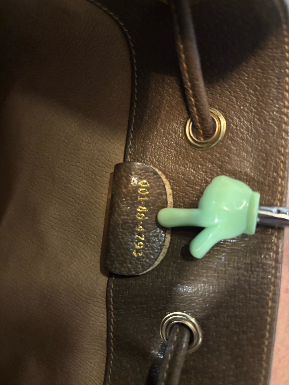 Vintage Gucci GG Supreme/Plus Bucket Bag-Deadstock Condition-Never Carried - Picture 8 of 16